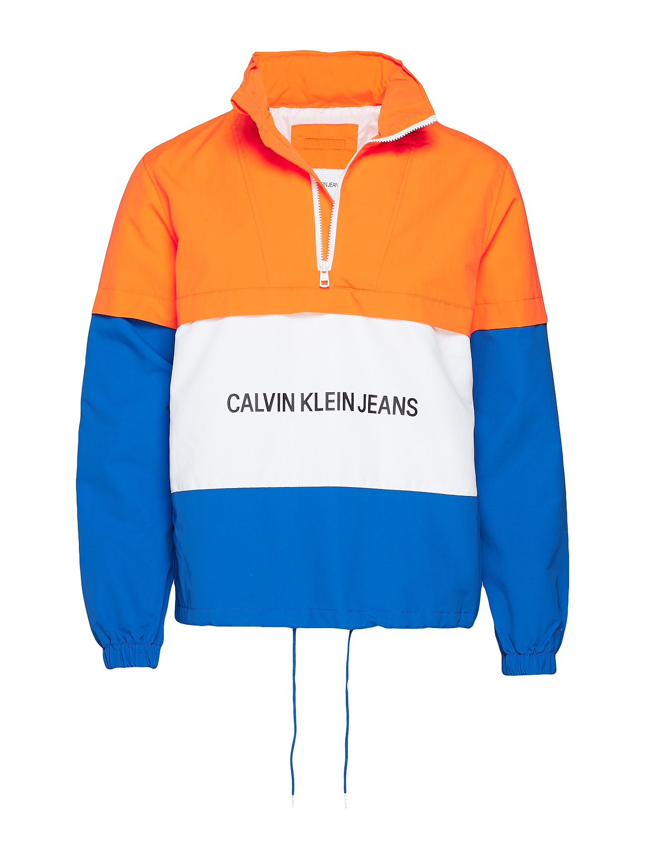 calvin klein windbreaker orange