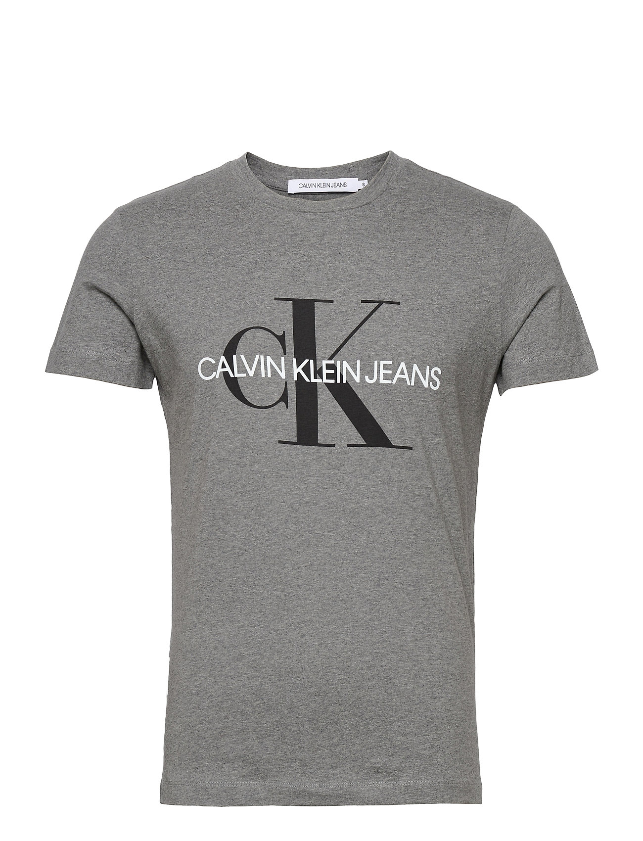 Udstråle pen vrede Calvin Klein kortærmede t-shirts – Iconic Monogram Ss S T-shirt Grå Calvin  Klein Jeans til herre i Sort - Pashion.dk
