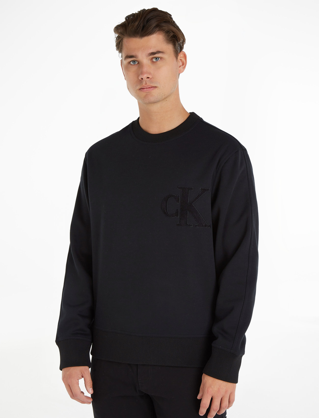 Calvin Klein Jeans Ck Chenille Crew Neck - Sweatshirts