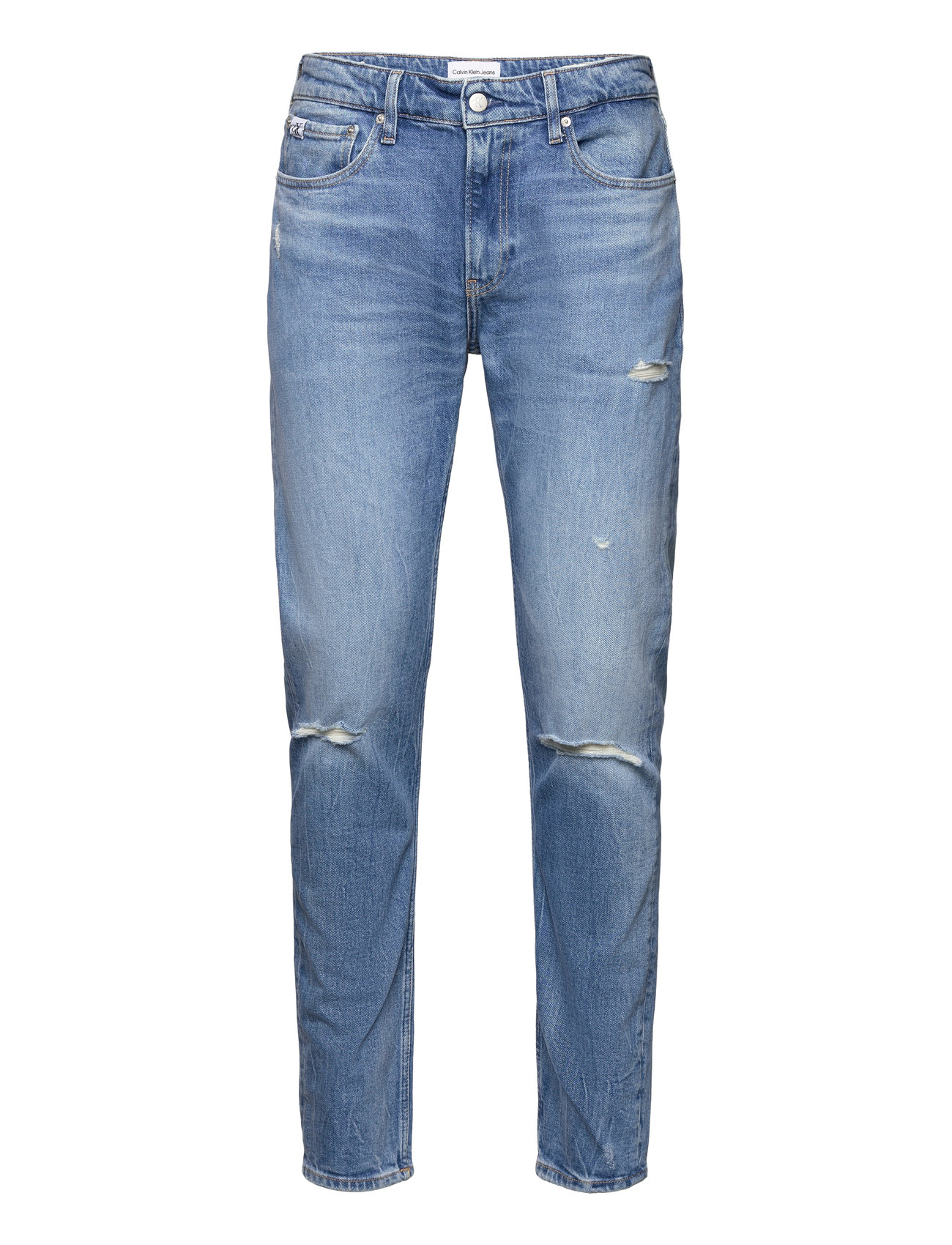 Calvin Klein Jeans MID RISE SKINNY Blue / Medium - Fast delivery