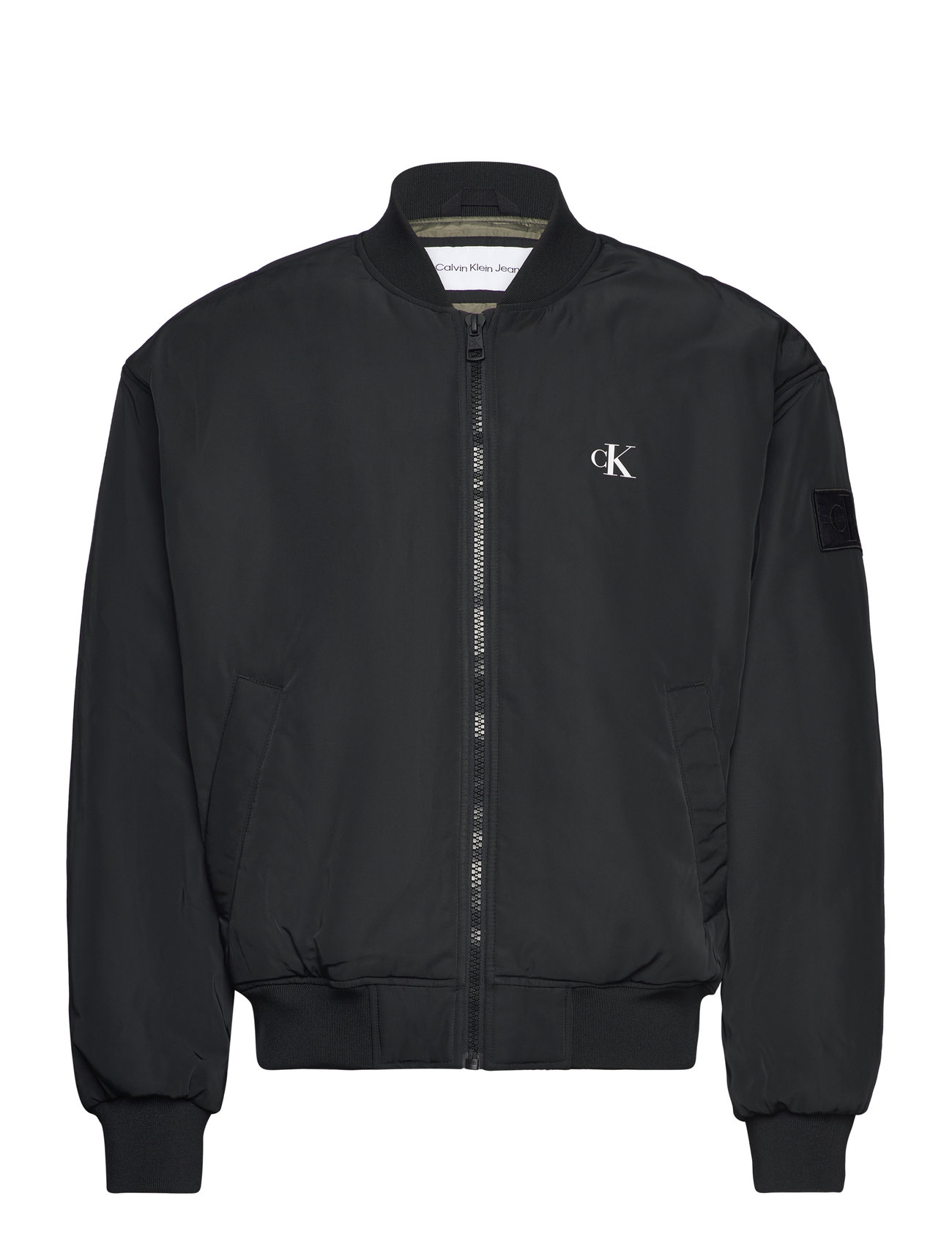 CALVIN KLEIN JEANS - Men's padded logo bomber jacket - Size 