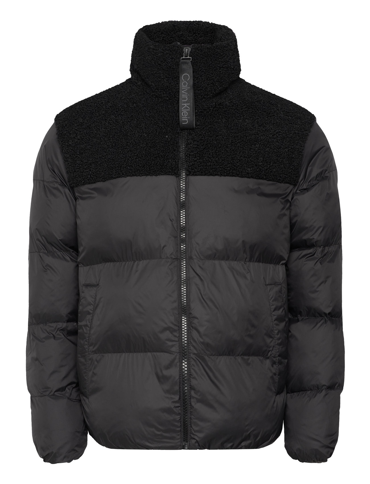 Calvin Klein Jeans Sherpa Puffer Jacket Svart