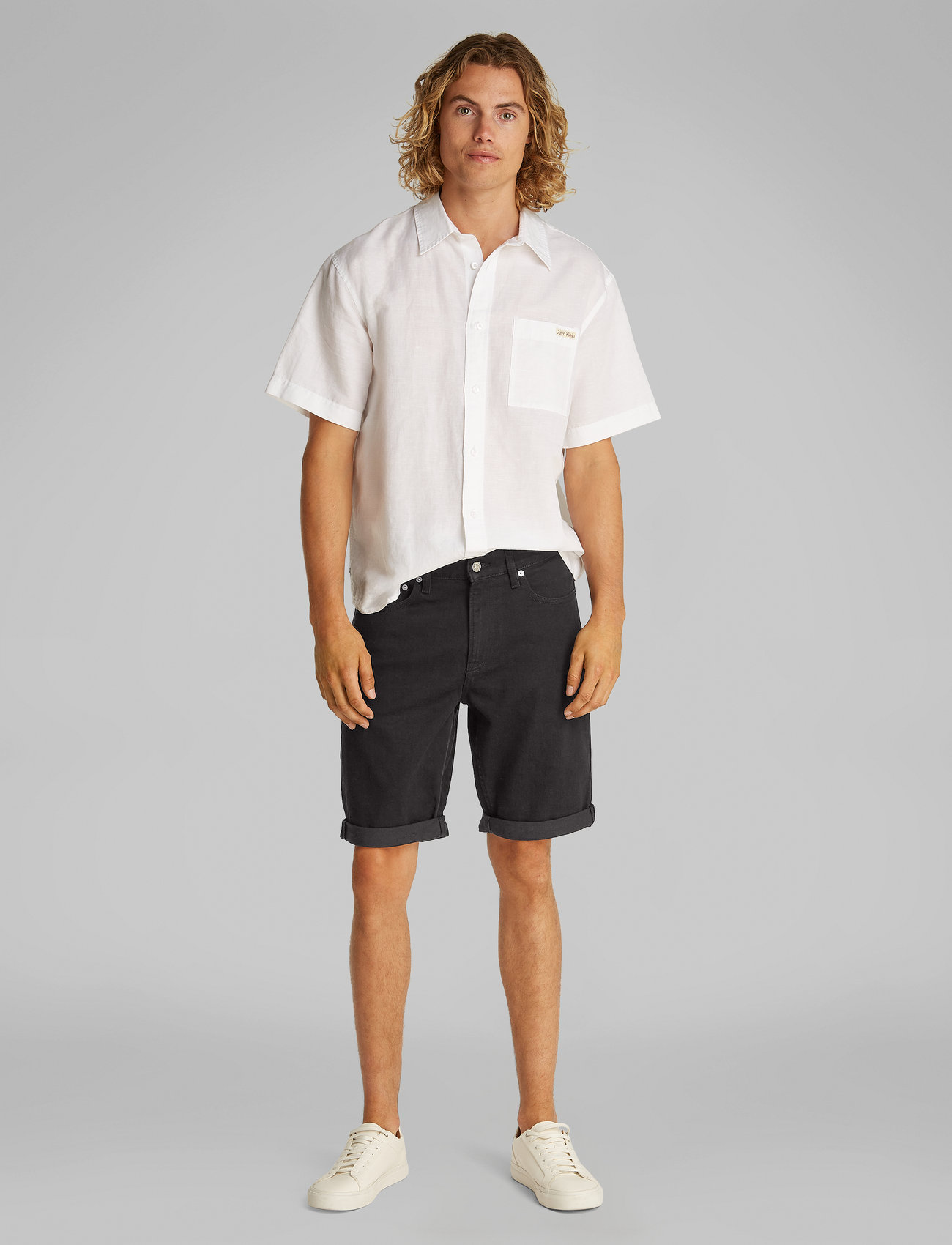 Calvin Klein Jeans Slim Short, 31, Black, Shorts > Denim, Herre