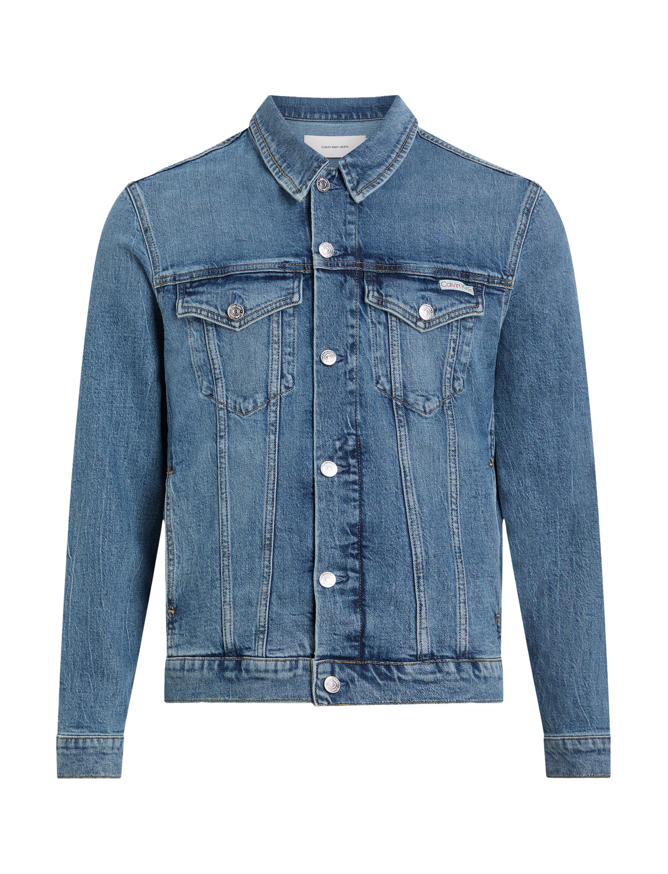 Calvin Klein Jeans Slim Denim Jacket Blå