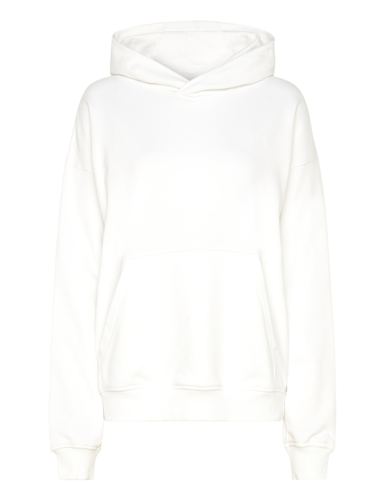Box Graphic Relaxed Hoodie Tops Sweatshirts & Hoodies Hoodies White Calvin Klein Jeans