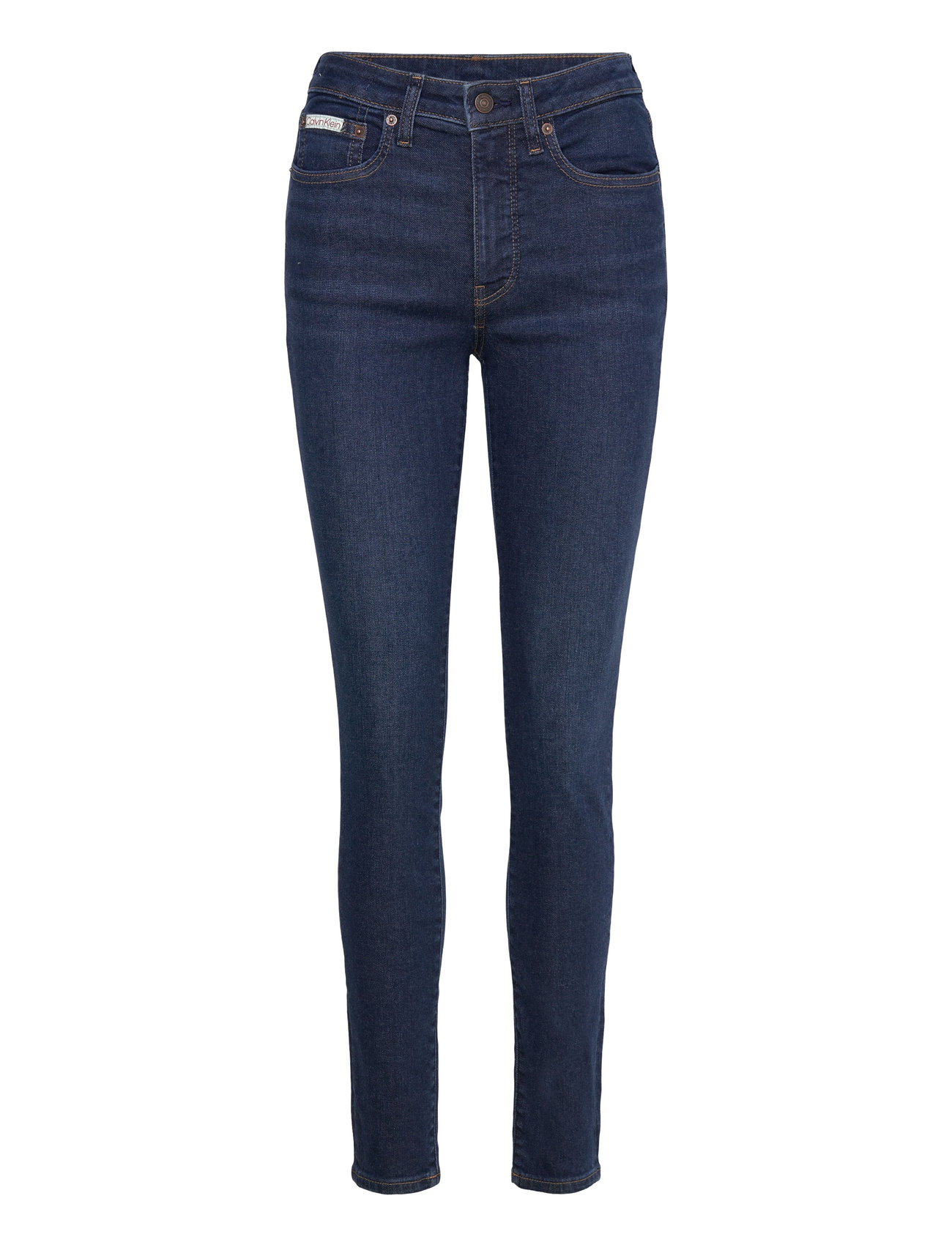 CALVIN KLEIN JEANS Mid Rise Skinny Blau Orbit Navy - SH/28 - Damen