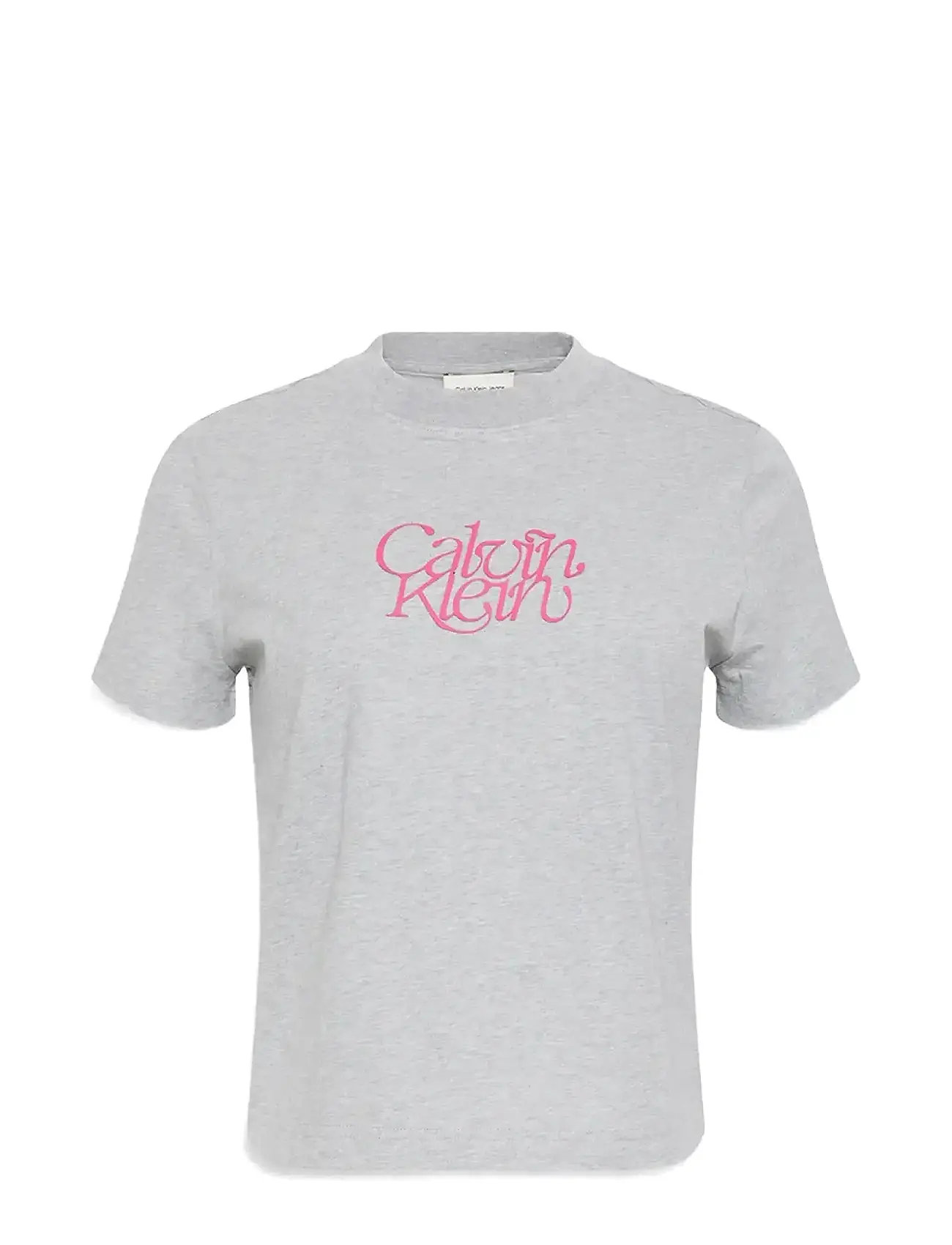 CALVIN KLEIN JEANS Ss Fitted Script Calvin Klein Te Grau - XL - Damen