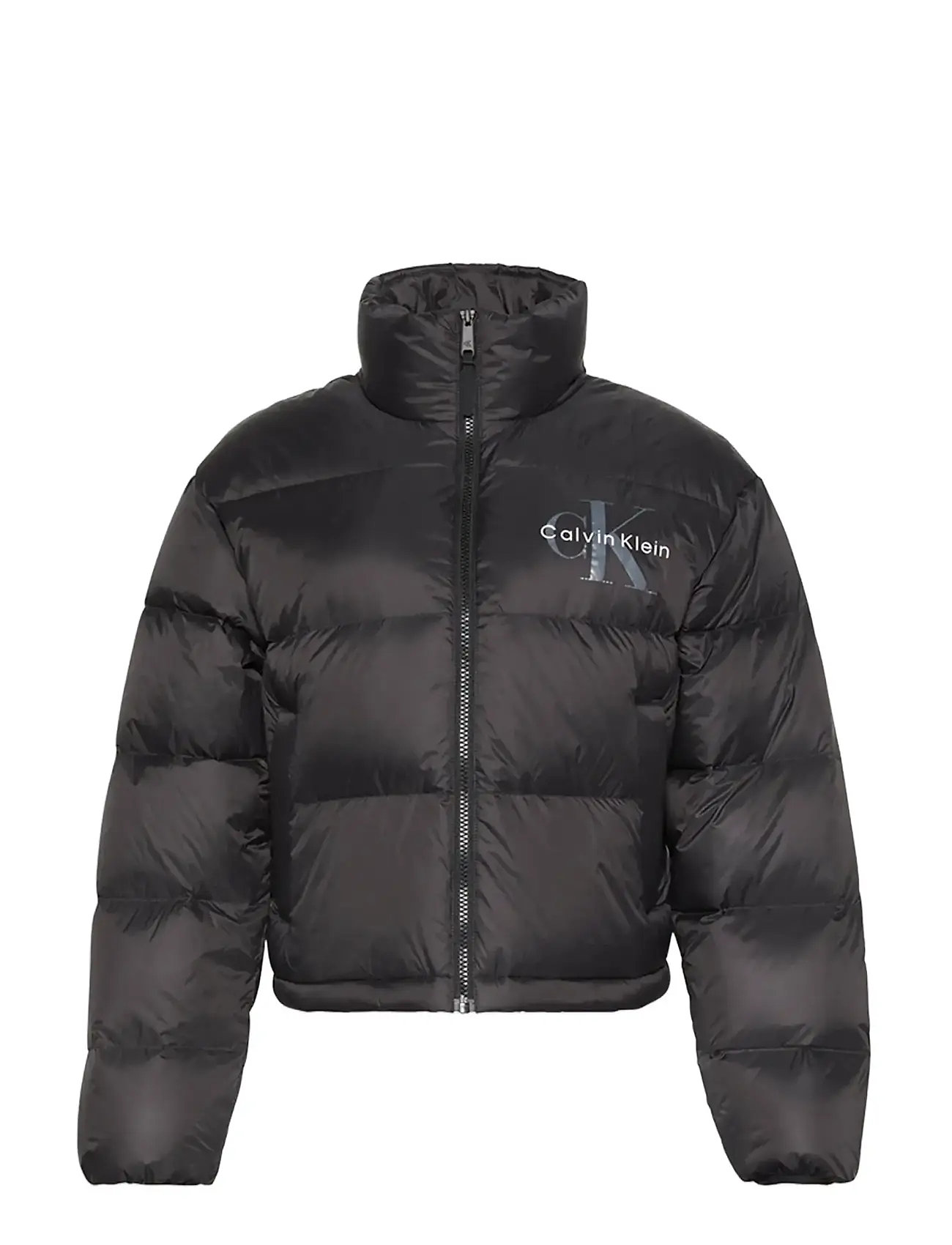 CALVIN KLEIN JEANS Graphic Logo Puffer Jacke Schwarz - XL - Damen