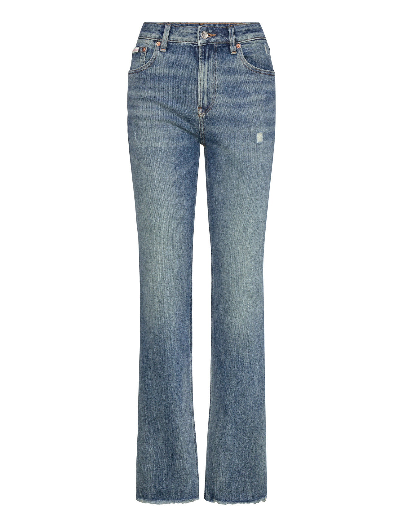 CALVIN KLEIN JEANS High Rise Straight Memphis Blau - RG/31 - Damen