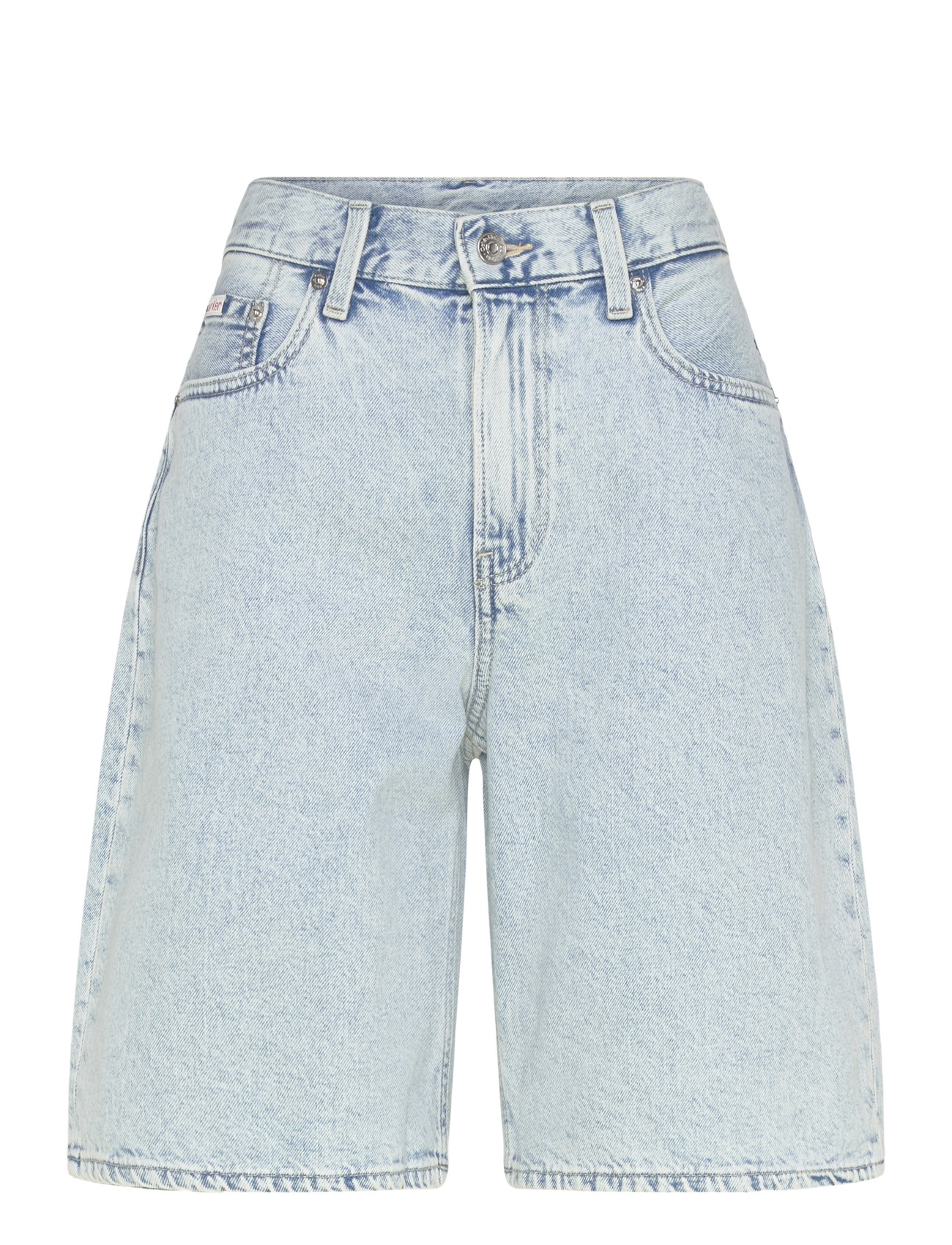 Calvin Klein Jeans The Bermuda Short Bleached Blue, 30, Blue, Shorts > Bermudas, Dame