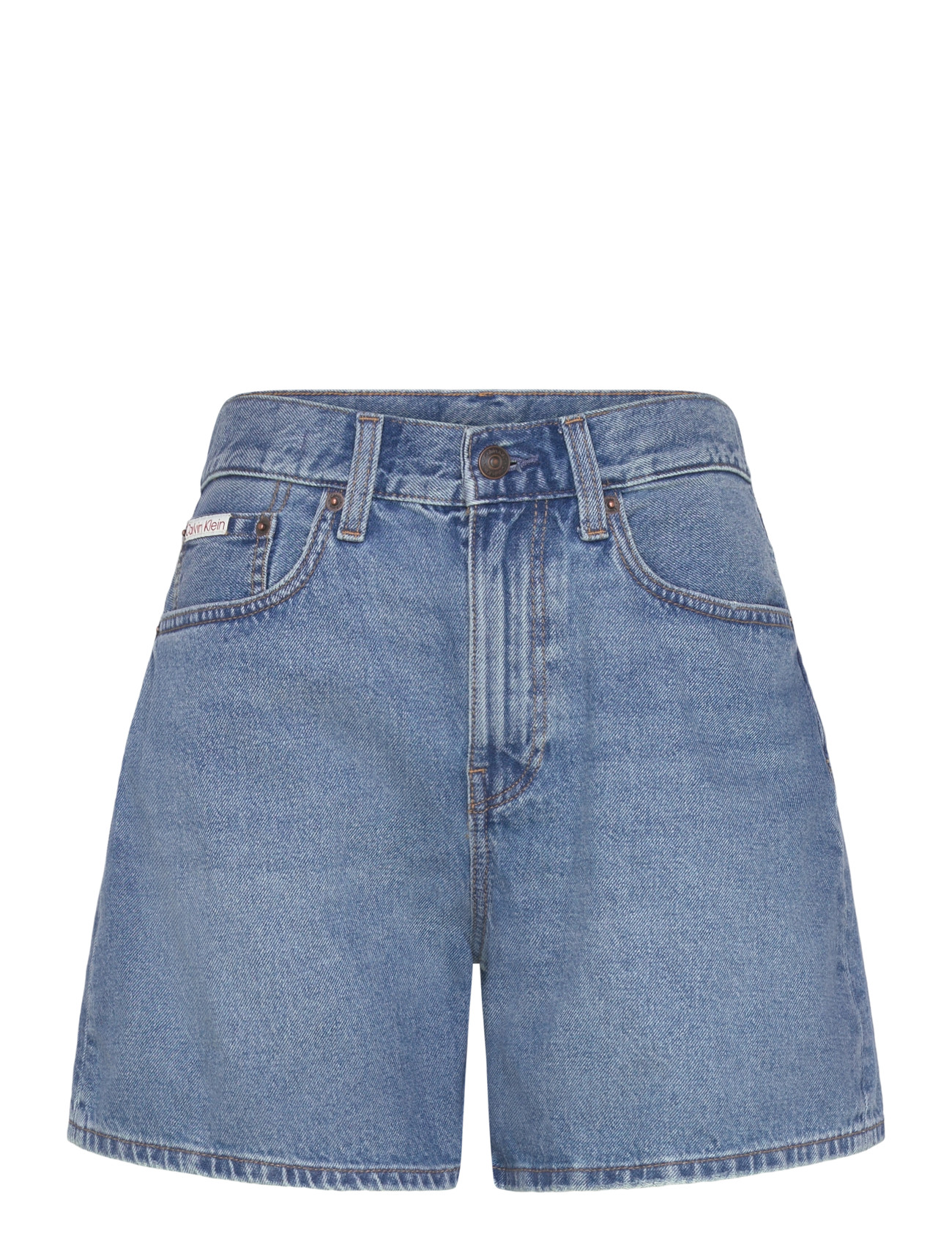 CALVIN KLEIN JEANS Hi Rise A-Line Kurz Blau Caroli Blau - 25 - Damen