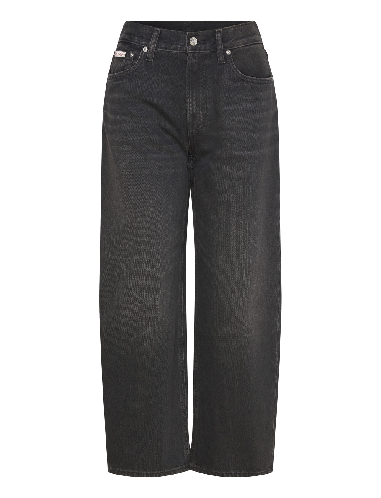 Calvin Klein Jeans Relaxed Barrel Jean Evening Blac, RG/31, Black, Jeans > Barrel Jeans, Dame