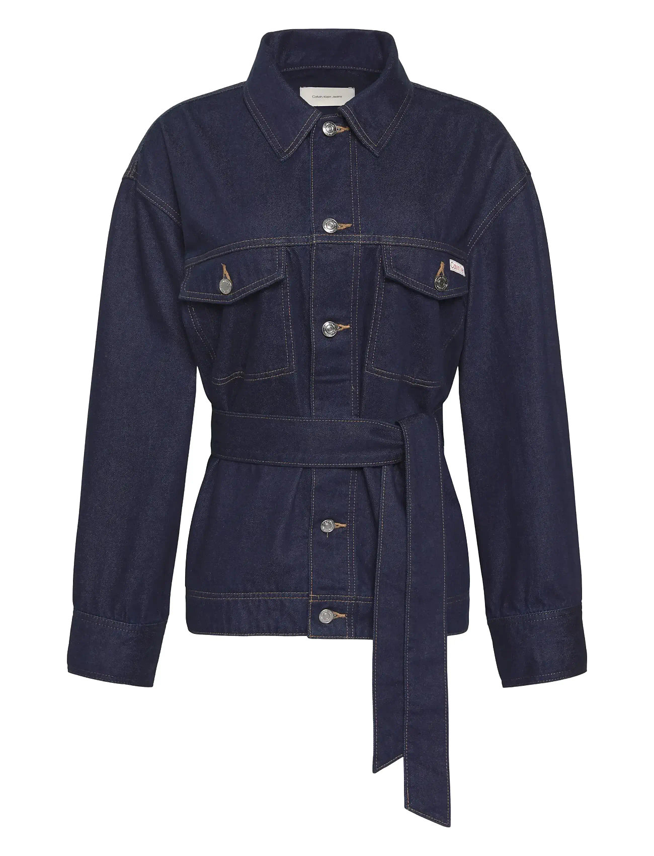 CALVIN KLEIN JEANS Whs Cinched Jacke Rinse Navy - XXS - Damen