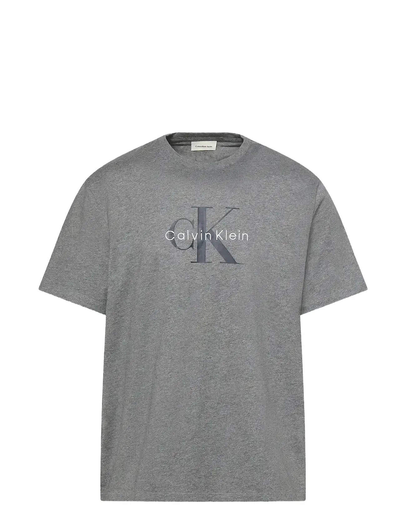 CALVIN KLEIN JEANS Ss Hero Monologo Tee 20S Grau - XL - Herren