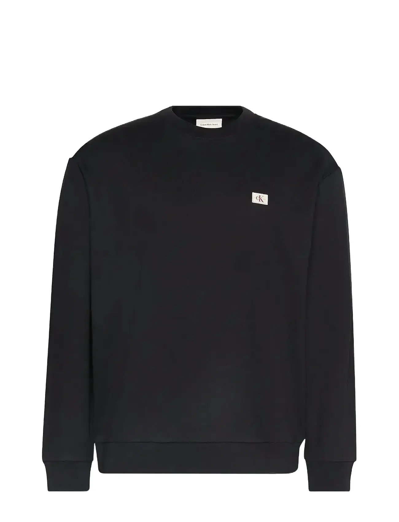 CALVIN KLEIN JEANS Ls Eu 350Terry Badge Cn Swtshrt Schwarz - S - Herren