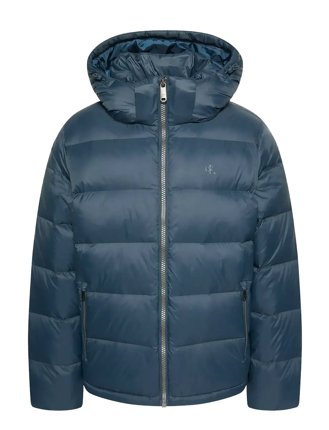 CALVIN KLEIN JEANS Ls Nylon Zip Off Hood Down Puffe Navy - M - Herren