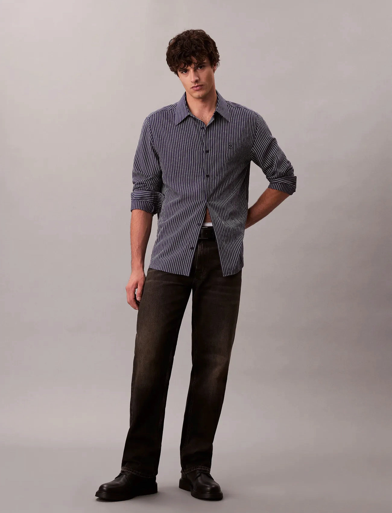 Calvin Klein Jeans 90S Straight Espresso Black Jean, 36 x 32, Black, Jeans > Almindelige, Herre