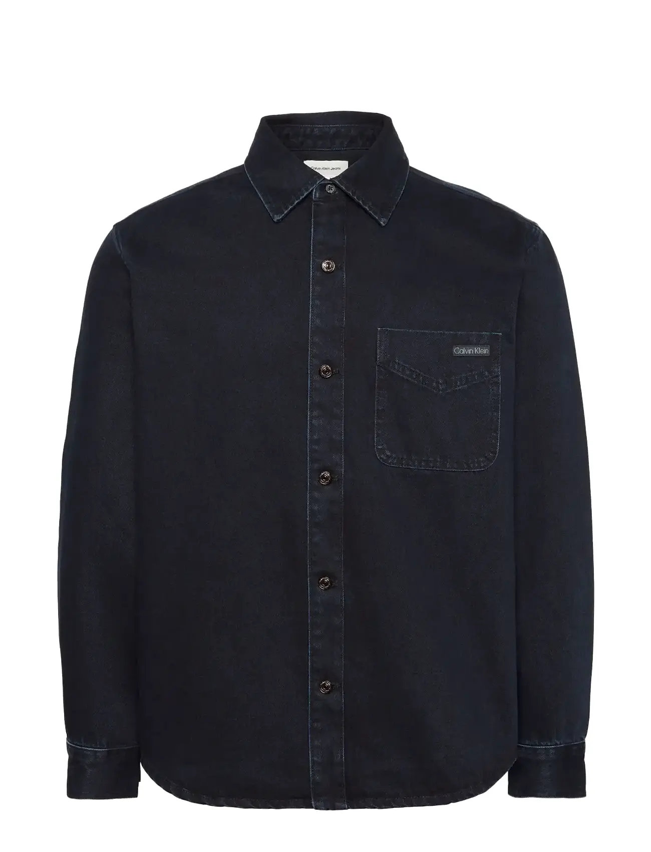 CALVIN KLEIN JEANS Blau Schwarz Stone 90S Overshirt Navy - M - Herren