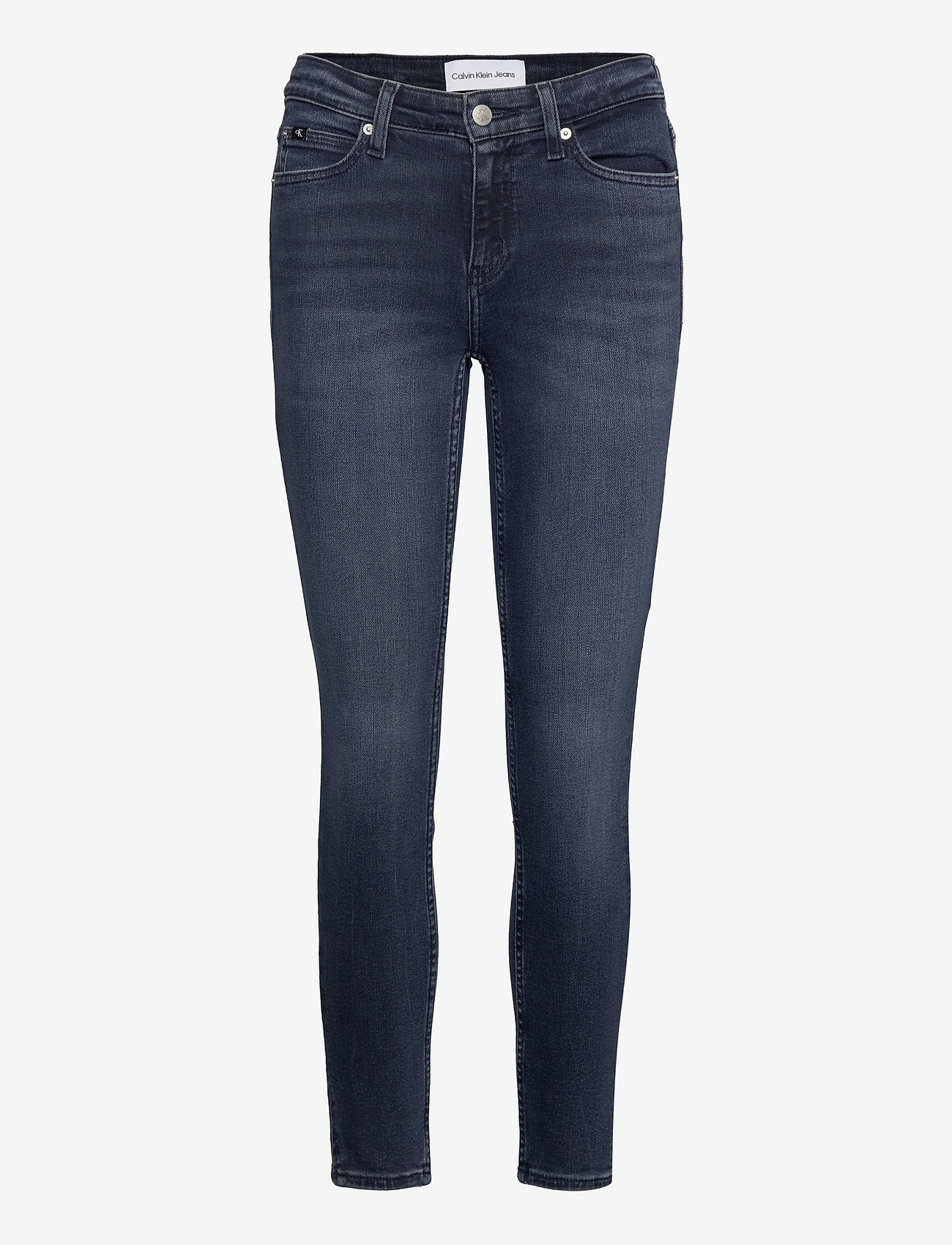 calvin klein mid rise skinny ankle jeans