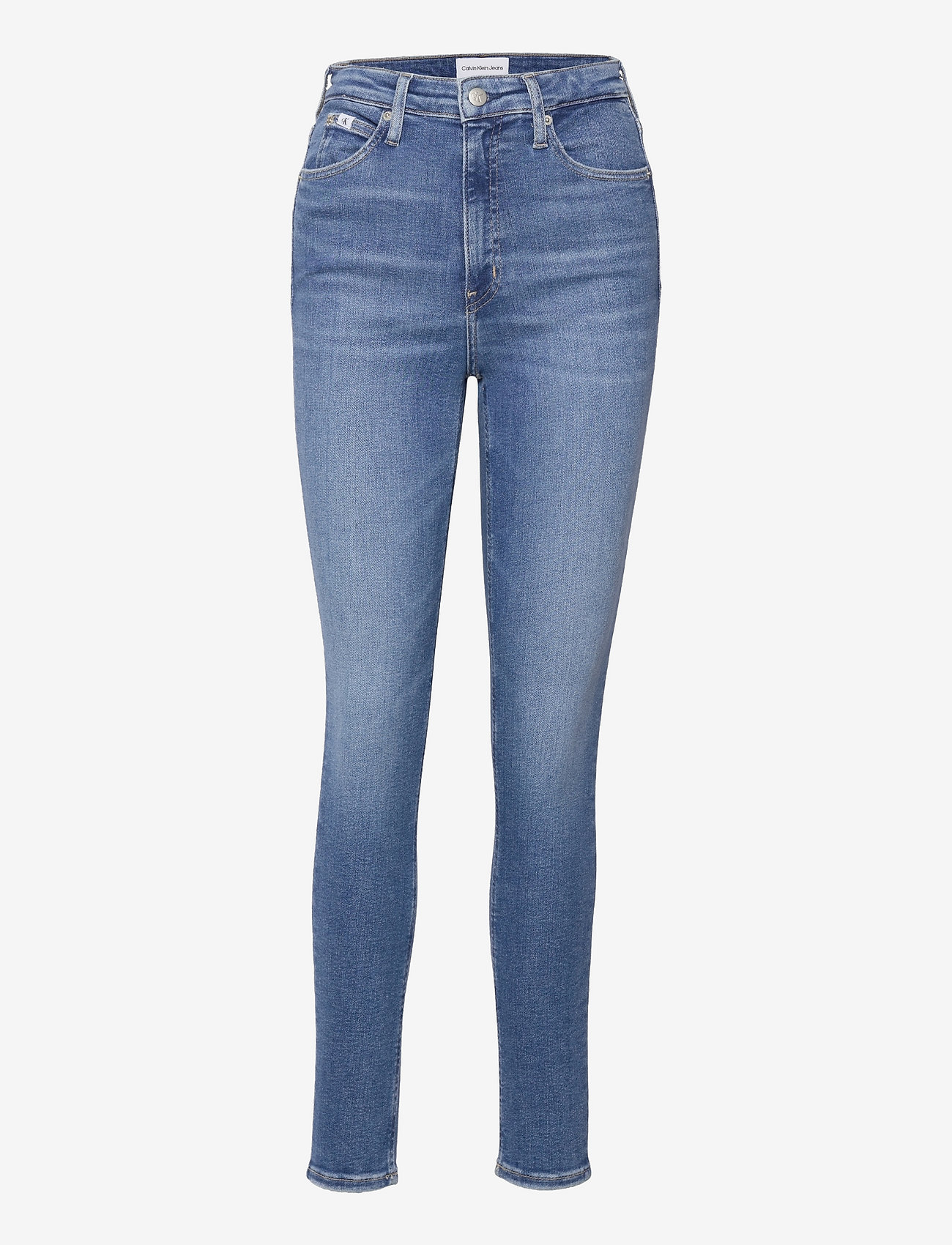 Calvin Klein Jeans - HIGH RISE SKINNY - skinny džinsi - denim medium - 0