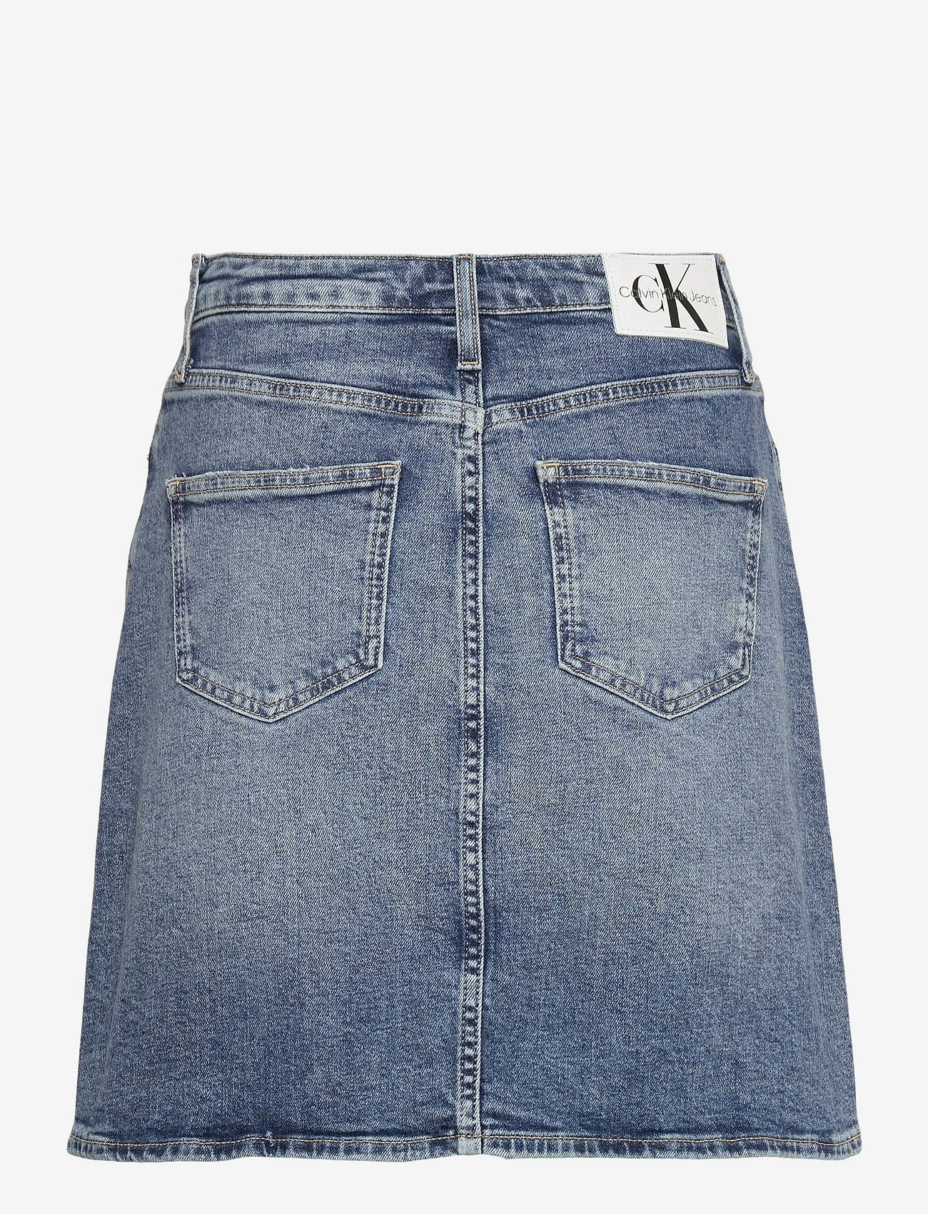 calvin klein denim skirts