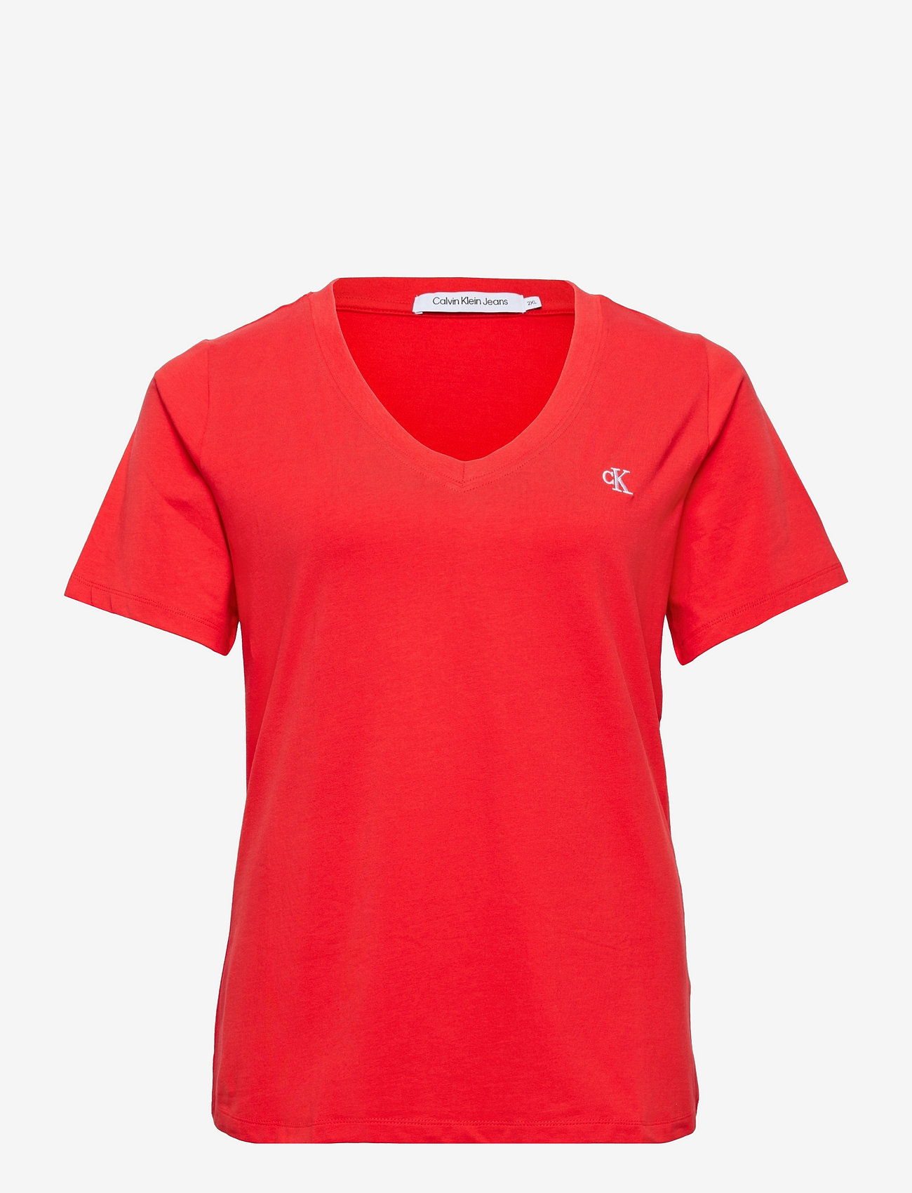 Calvin Klein Jeans Plus Ck Embroidery V-neck Tee - Marškinėliai ir  palaidinukės | Boozt.com
