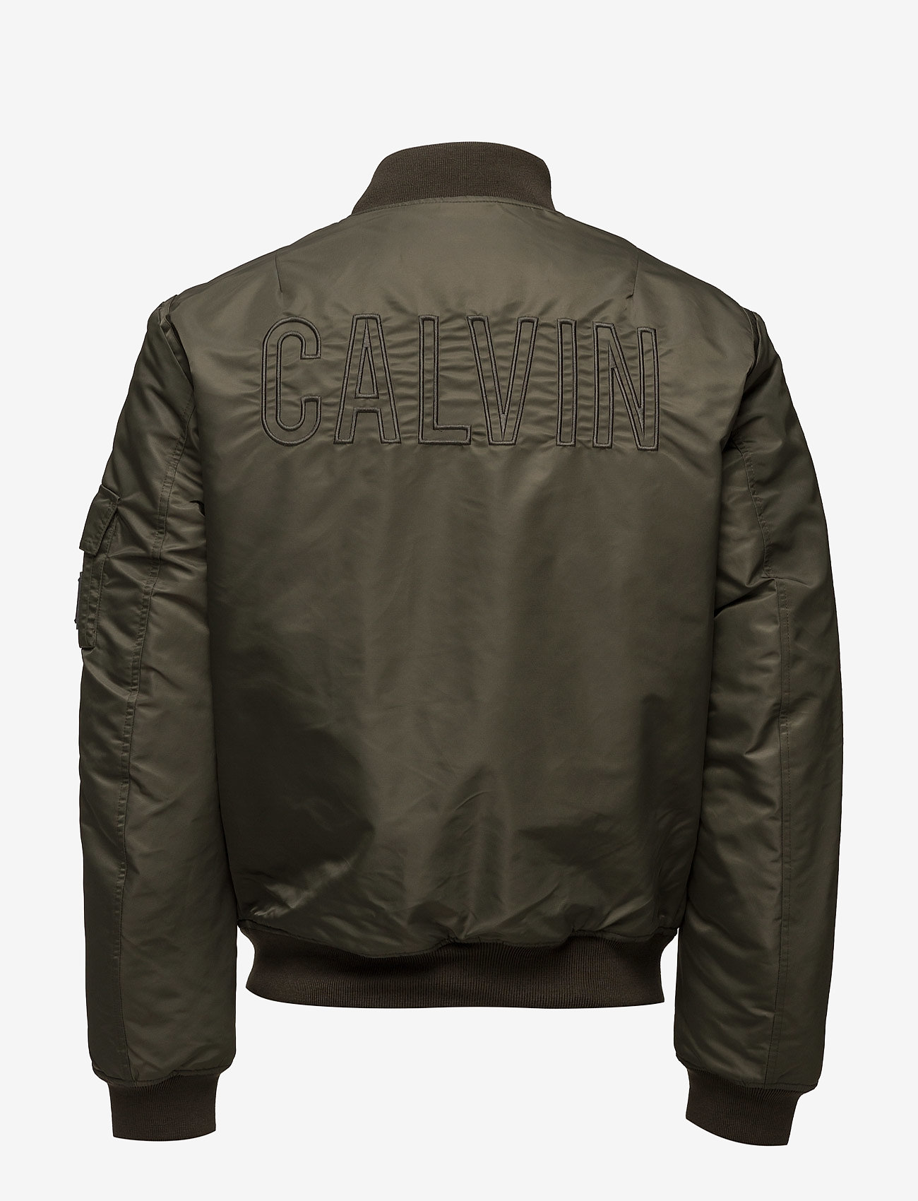 calvin klein padded bomber jacket