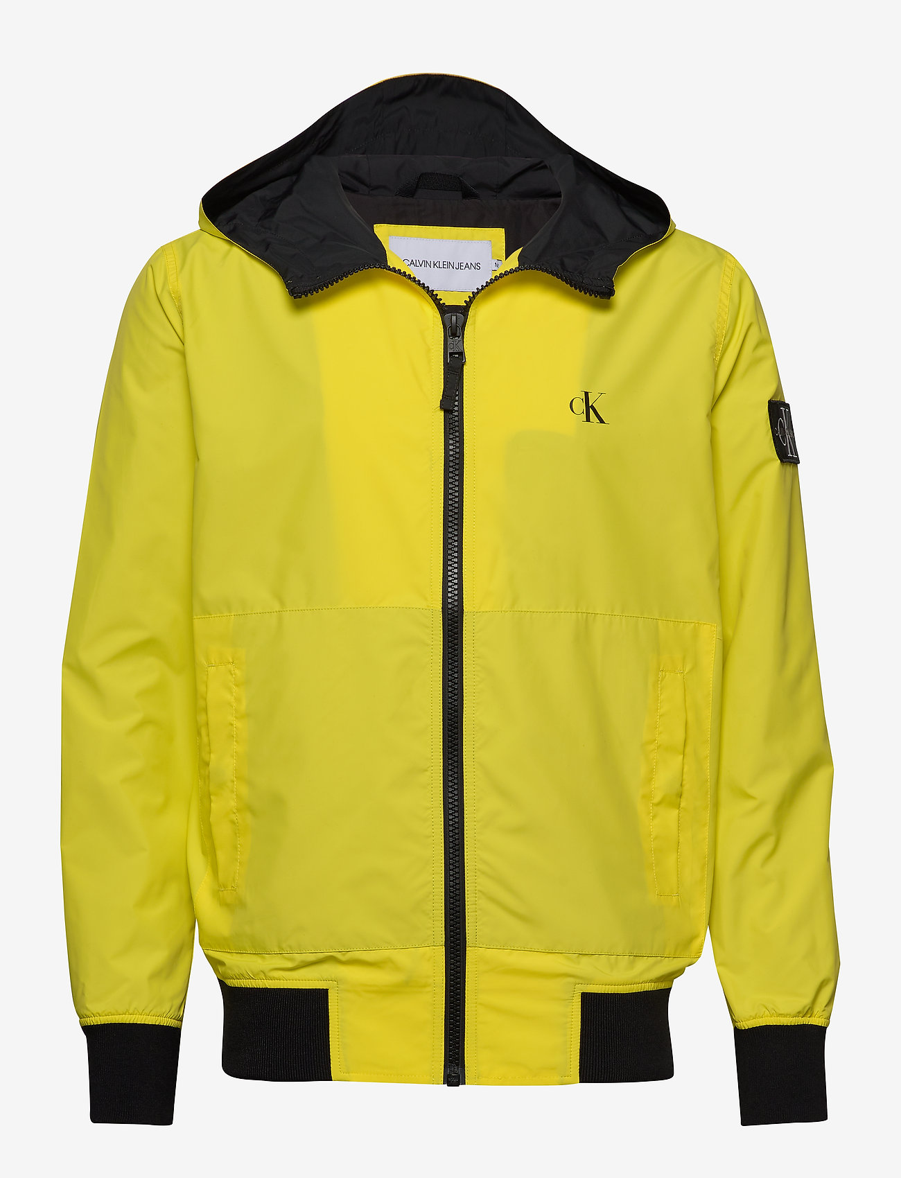 calvin klein jacket yellow