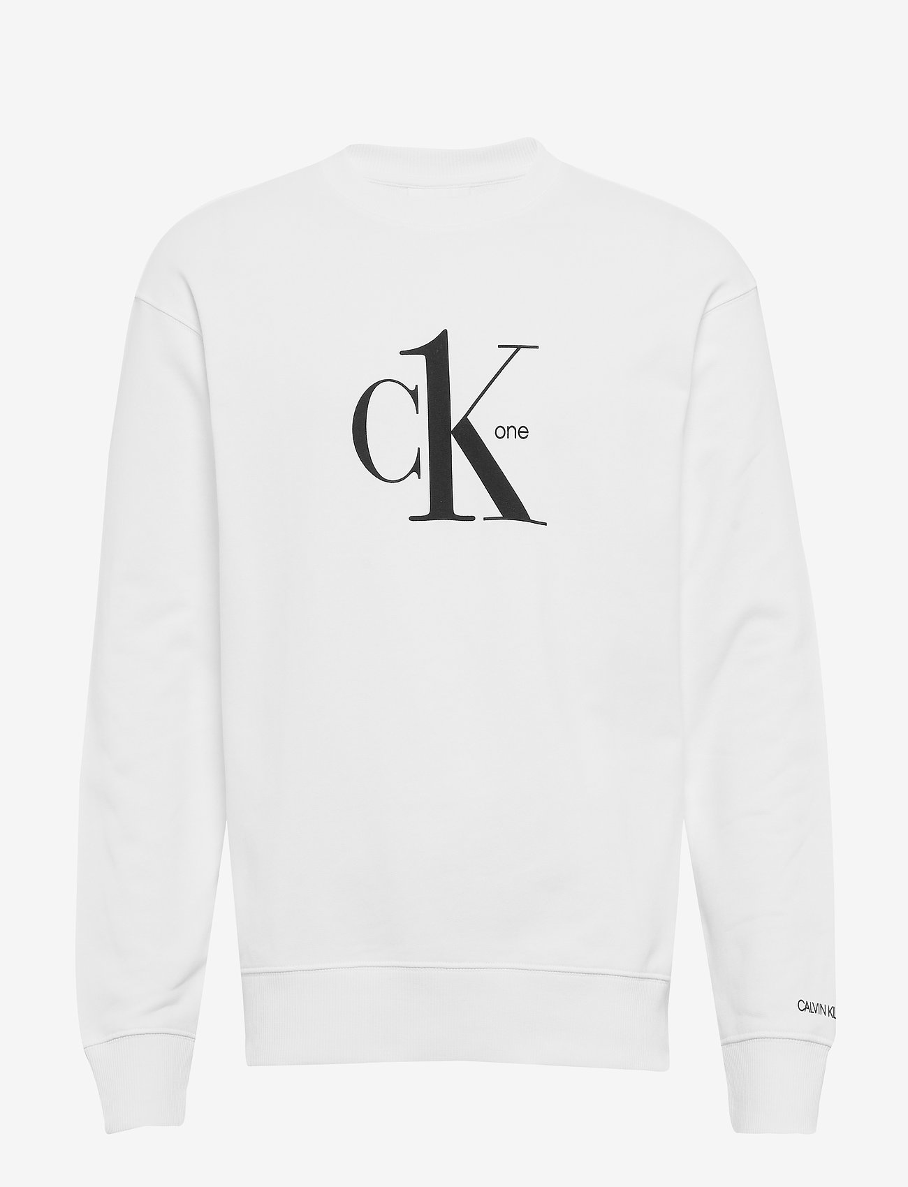 calvin klein white crew neck