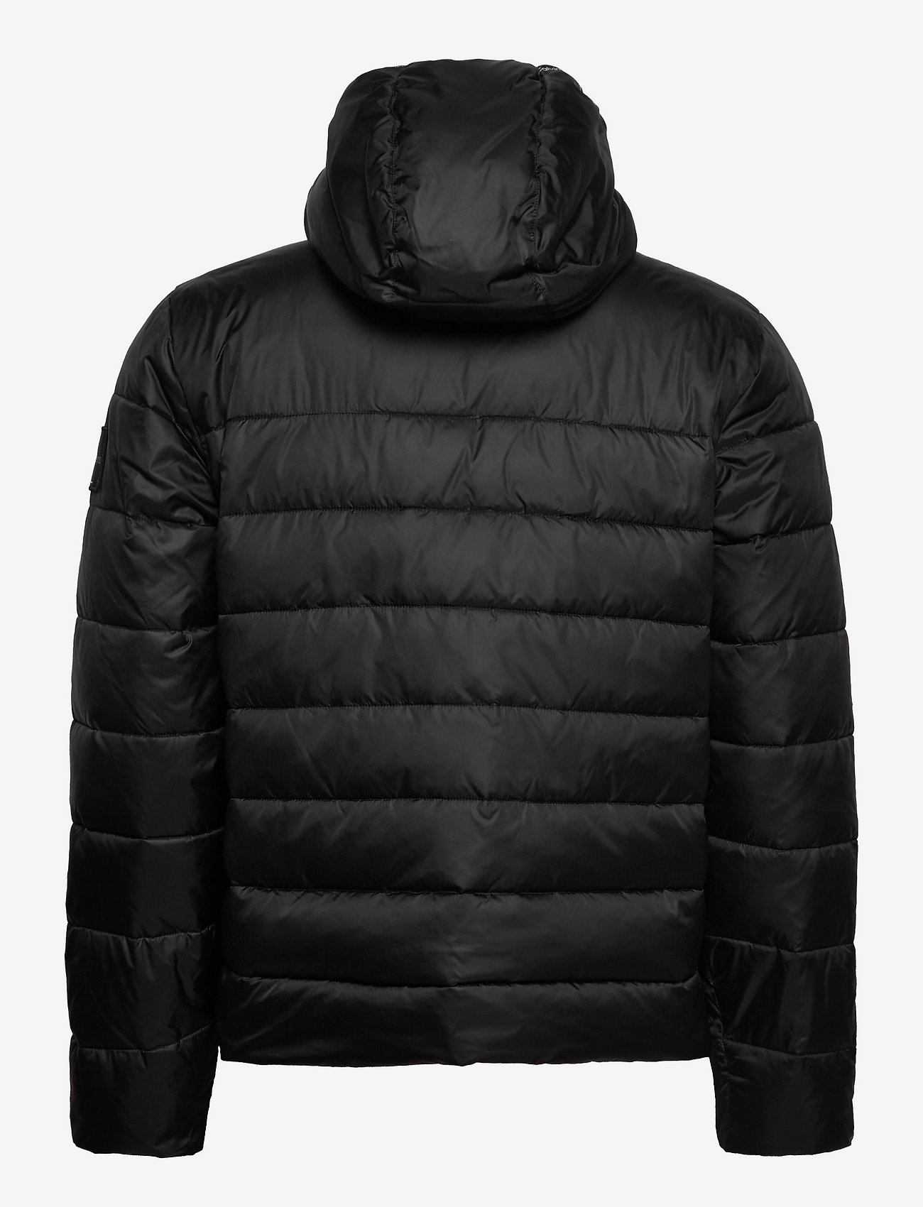 calvin klein black bubble coat