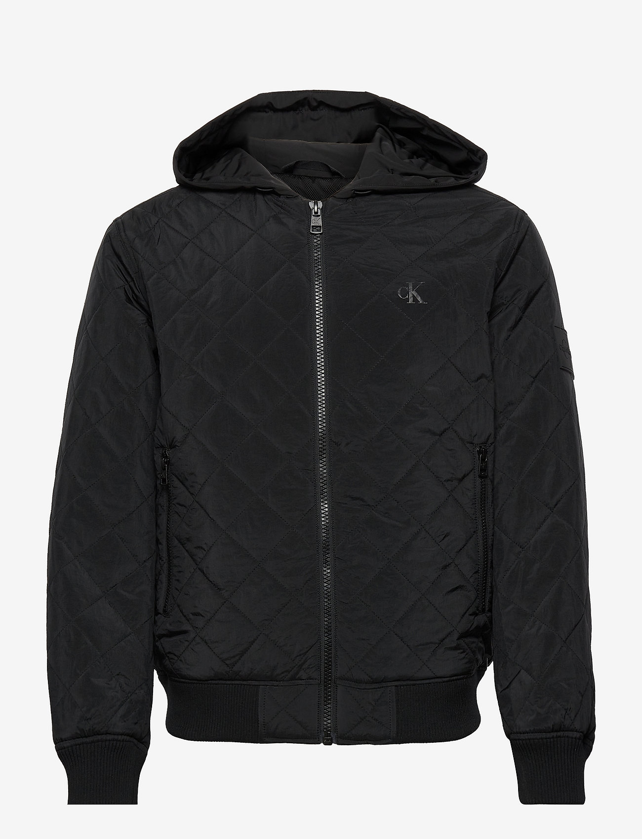 calvin klein packable hooded jacket