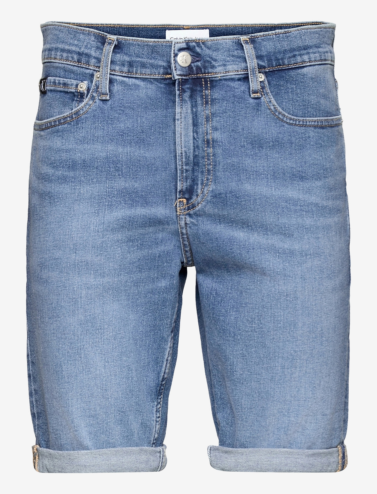 calvin klein men's denim shorts