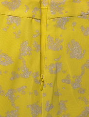 floral flare skirt yellow