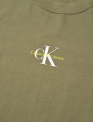 Calvin Klein Jeans - MONOGRAM LOGO T-SHIRT DRESS - kleitas krekli - faded olive - 2