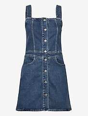 button down tank dress