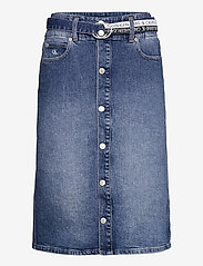 calvin klein denim skirts