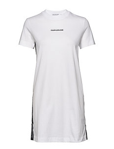 calvin klein white t shirt dress