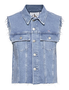 ladies jeans vest