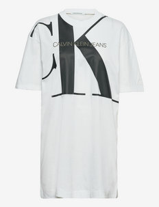 calvin klein white t shirt dress