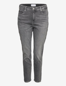 HIGH RISE SKINNY ANKLE PLUS - skinny jeans - denim grey