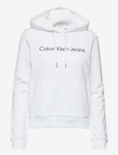 CORE INSTITUTIONAL LOGO HOODIE - hoodies - bright white