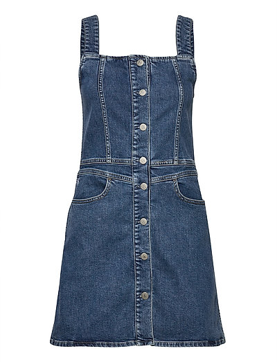 calvin klein button dress