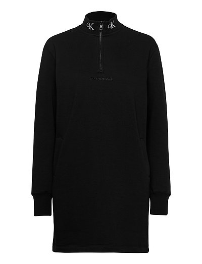 Ck Logo Trim Mock Ne Kurzes Kleid Schwarz CALVIN KLEIN JEANS | CALVIN KLEIN SALE Ck Logo Trim Mock Ne Kurzes Kleid Schwarz CALVIN KLEIN JEANS | CALVIN KLEIN SALE
