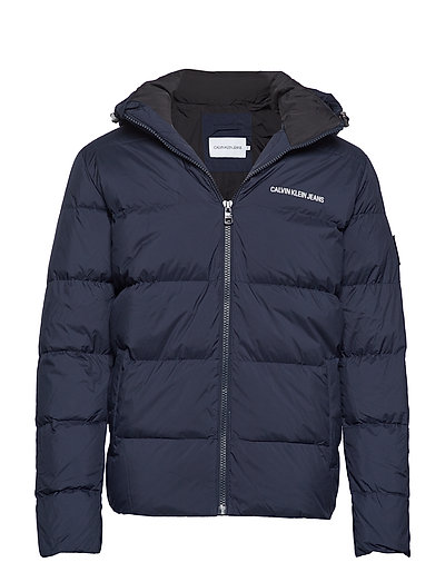 calvin klein jeans hooded down jacket