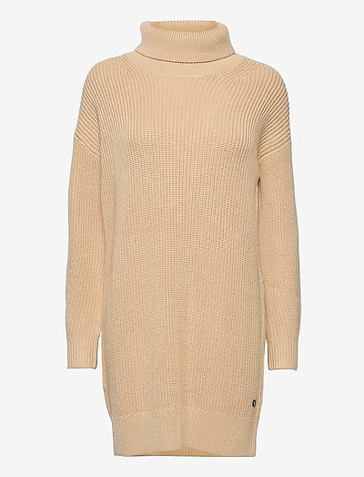 calvin klein roll neck sweater dress