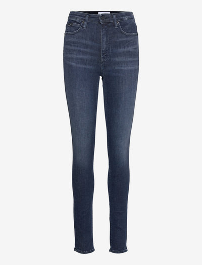 HIGH RISE SKINNY - skinny jeans - denim dark