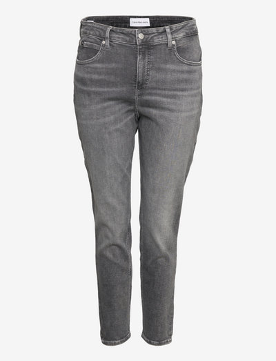 HIGH RISE SKINNY ANKLE PLUS - jeans skinny - denim grey