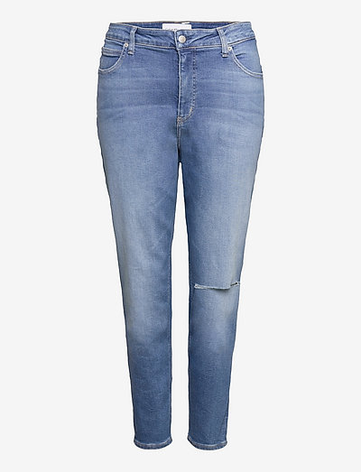 HIGH RISE SKINNY ANKLE PLUS - skinny jeans - denim medium