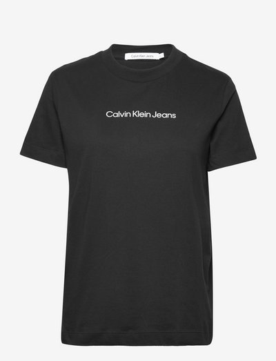 SHRUNKEN INSTITUTIONAL TEE - t-shirts - ck black / cirrus grey