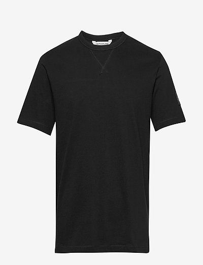 MONOLOGO SLEEVE BADGE REG TEE - basic t-shirts - ck black